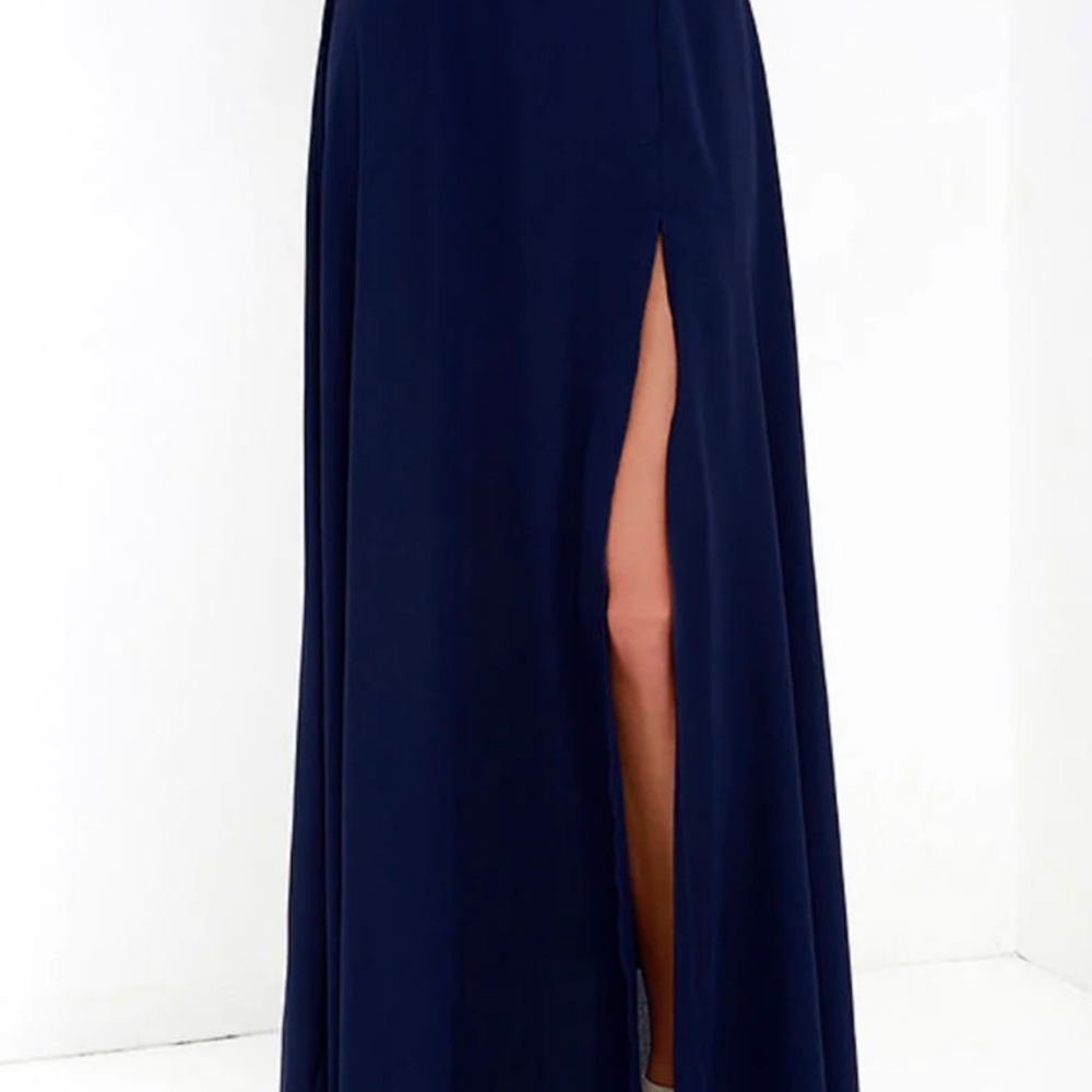 Lulu’s Navy Maxi Skirt